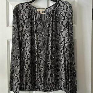 Michael Kors snakeskin pattern size L